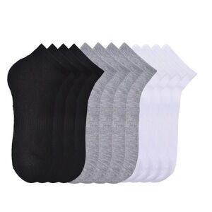 Athletic Works Men's Ankle Socks, 6-Pack, Sock